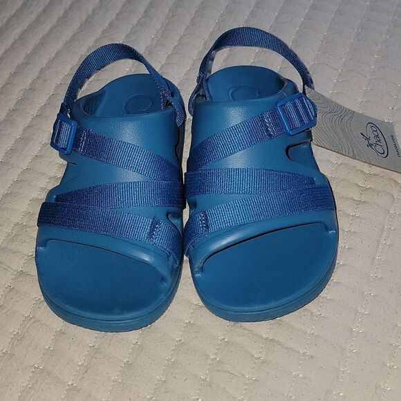 New Chaco Chillos Light Blue Adjustable Strap Performance Sport Sandals Size 2 - Picture 9 of 13
